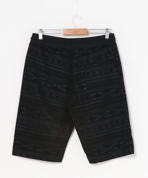 JEANS MATE(ジーンズメイト)の「エンボスプリントショーツ 同色プリント(スウェットパンツ・メンズ・スミクロ/ブラック・MEDIUM/LARGE/X-LARGE)」の3枚目の写真