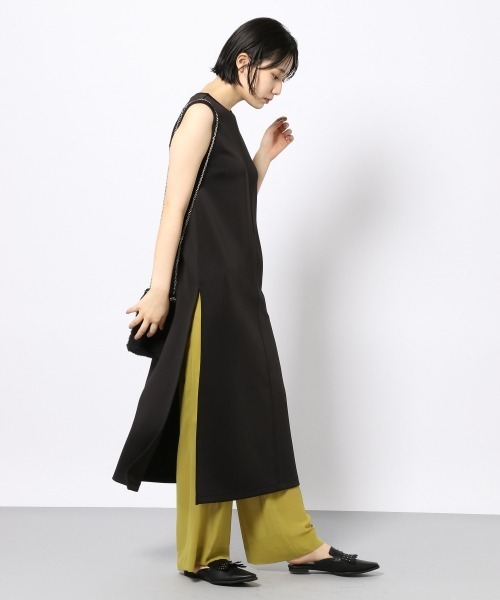 PAGEBOY（ページボーイ）の「ダンボールノースリーブワンピース（ワンピース・レディース・ブラック/ブラウン・FREE）」の2枚目の写真