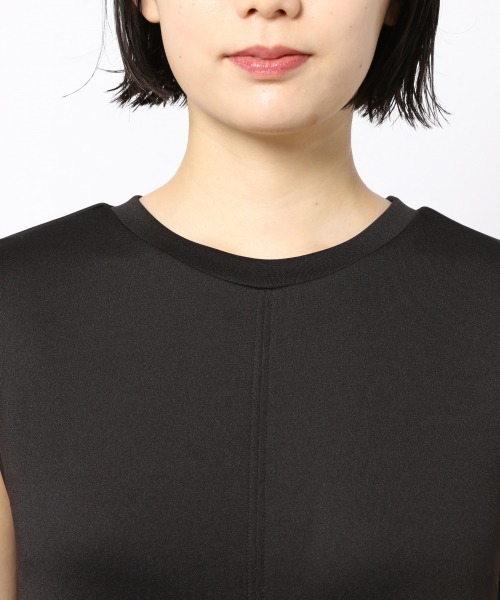 PAGEBOY（ページボーイ）の「ダンボールノースリーブワンピース（ワンピース・レディース・ブラック/ブラウン・FREE）」の6枚目の写真