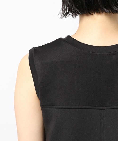PAGEBOY（ページボーイ）の「ダンボールノースリーブワンピース（ワンピース・レディース・ブラック/ブラウン・FREE）」の9枚目の写真