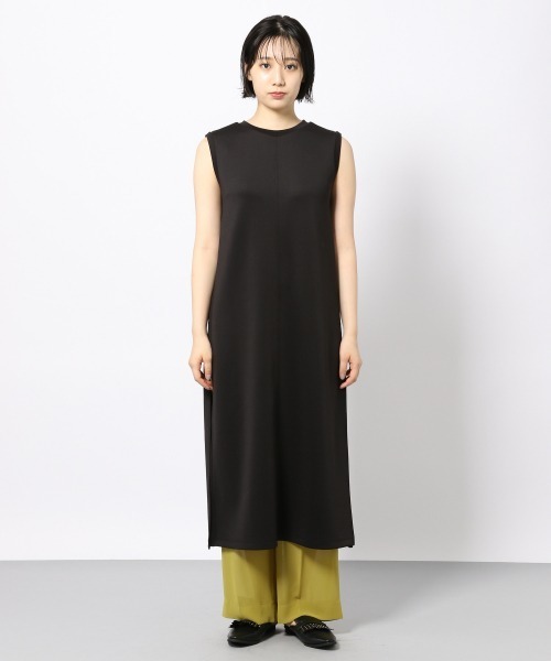 PAGEBOY（ページボーイ）の「ダンボールノースリーブワンピース（ワンピース・レディース・ブラック/ブラウン・FREE）」の4枚目の写真