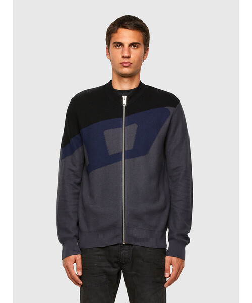 DIESEL デニム ジャケット ニット カーディガン セーター シャツ DIESEL - 超美品 DIESEL デニム ジャケットニット カーディガン