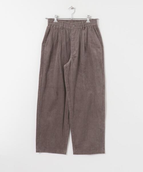 SENSE OF PLACE by URBAN RESEARCH（センスオブプレイスバイアーバンリサーチ）の「コーデュロイワイドパンツ（その他パンツ・メンズ・ブラック/パープル/ミント/ライトベージュ/ライトカーキ/ベージュ/ブラウン・MEDIUM/LARGE）」の12枚目の写真