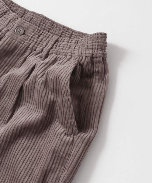 SENSE OF PLACE by URBAN RESEARCH（センスオブプレイスバイアーバンリサーチ）の「コーデュロイワイドパンツ（その他パンツ・メンズ・ブラック/パープル/ミント/ライトベージュ/ライトカーキ/ベージュ/ブラウン・MEDIUM/LARGE）」の13枚目の写真