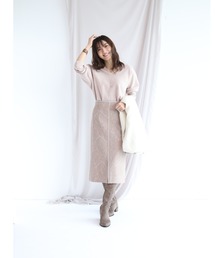 JUSGLITTY ジャスグリッティー　レースボンディングタイトスカート﻿ ジャスグリッティー JUSGLITTY レースボンディングタイト