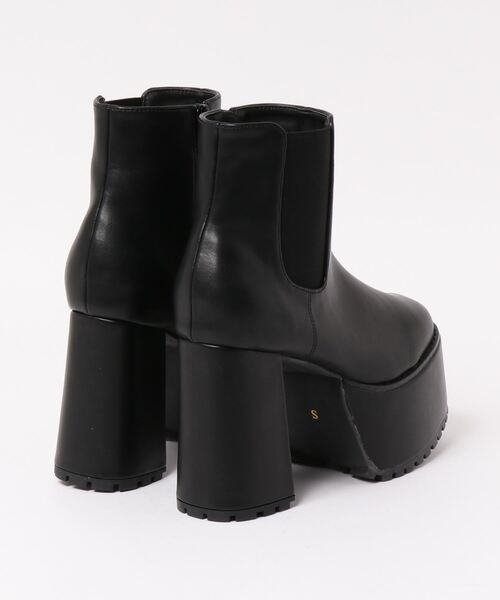 セール サイドゴア Mafmof マフモフ ブーツ シューズ サイドゴア 厚底ブーツ ブーツ Mafmof マフモフ のファッション