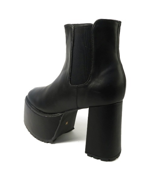 Mafmof（マフモフ）の「Mafmof(マフモフ) サイドゴア 厚底ブーツ（ブーツ・レディース・ブラック/ダークブラウン・LL/S/M/L）」の12枚目の写真