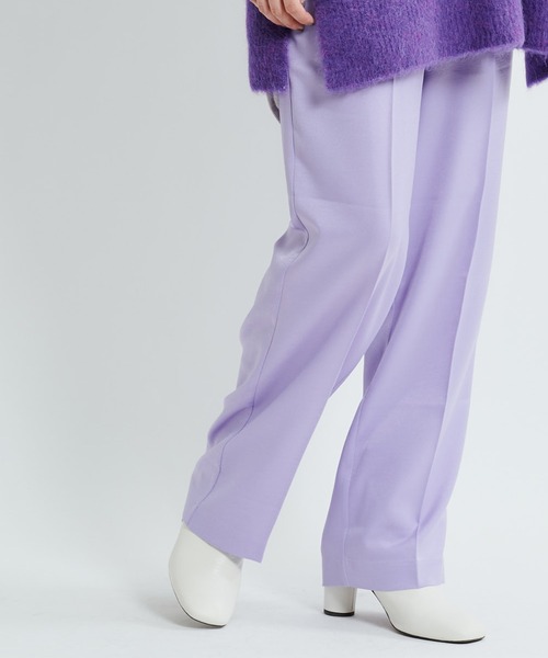 DouDou(ドゥドゥ)の「サテンイージーパンツ(その他パンツ・レディース・ベージュ/ライトグリーン/バイオレット・38/36)」の3枚目の写真