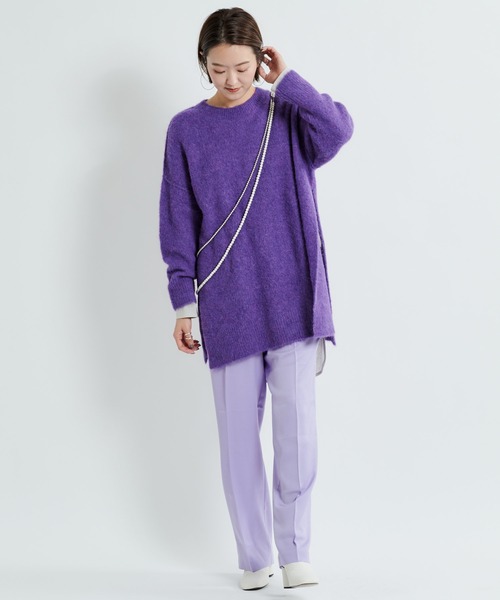 DouDou(ドゥドゥ)の「サテンイージーパンツ(その他パンツ・レディース・ベージュ/ライトグリーン/バイオレット・38/36)」の16枚目の写真