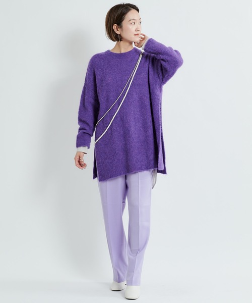 DouDou(ドゥドゥ)の「サテンイージーパンツ(その他パンツ・レディース・ベージュ/ライトグリーン/バイオレット・38/36)」の22枚目の写真