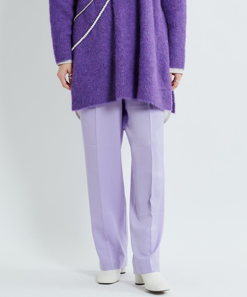 DouDou(ドゥドゥ)の「サテンイージーパンツ(その他パンツ・レディース・ベージュ/ライトグリーン/バイオレット・38/36)」の11枚目の写真