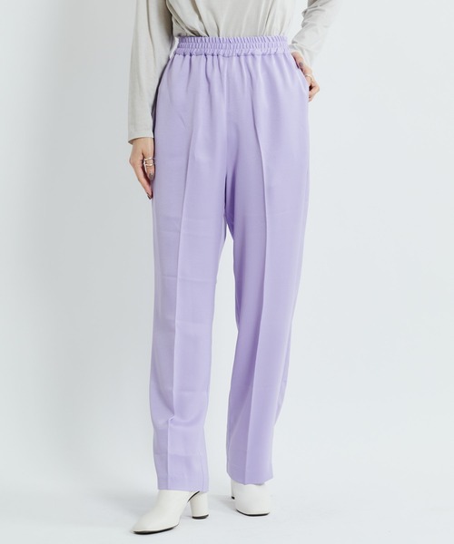 DouDou(ドゥドゥ)の「サテンイージーパンツ(その他パンツ・レディース・ベージュ/ライトグリーン/バイオレット・38/36)」の15枚目の写真