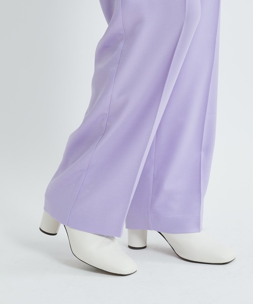 DouDou(ドゥドゥ)の「サテンイージーパンツ(その他パンツ・レディース・ベージュ/ライトグリーン/バイオレット・38/36)」の9枚目の写真