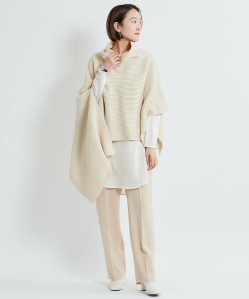 DouDou(ドゥドゥ)の「サテンイージーパンツ(その他パンツ・レディース・ベージュ/ライトグリーン/バイオレット・38/36)」の14枚目の写真