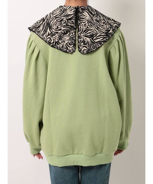 jouetie(ジュエティ)の「パワショルBIGカラープルオーバー(スウェット・レディース・ブラック/グリーン/ブルー・MEDIUM)」の18枚目の写真