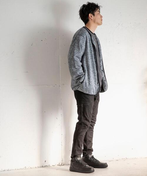 coen（コーエン）の「カチオンフリースカーディガン（カーディガン/ボレロ・メンズ・ベージュ/ブラック・LARGE/MEDIUM/X-LARGE/SMALL）」の15枚目の写真