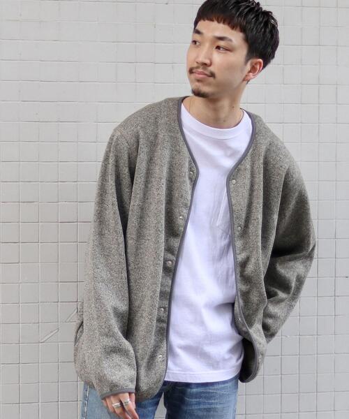 coen（コーエン）の「カチオンフリースカーディガン（カーディガン/ボレロ・メンズ・ベージュ/ブラック・LARGE/MEDIUM/X-LARGE/SMALL）」の16枚目の写真