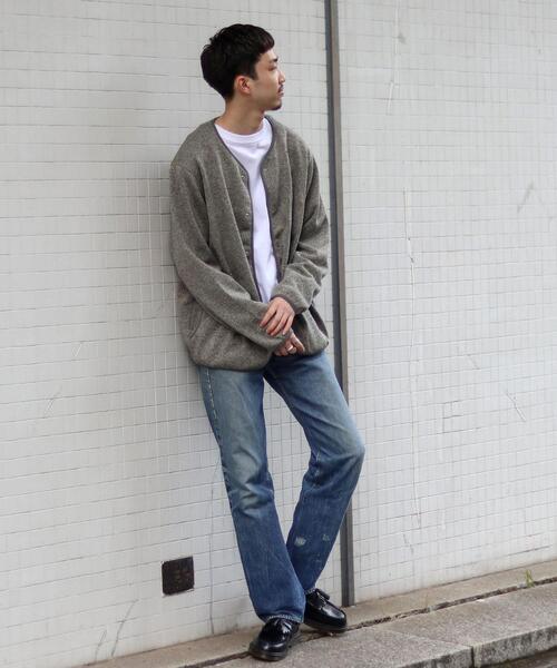 coen（コーエン）の「カチオンフリースカーディガン（カーディガン/ボレロ・メンズ・ベージュ/ブラック・LARGE/MEDIUM/X-LARGE/SMALL）」の17枚目の写真