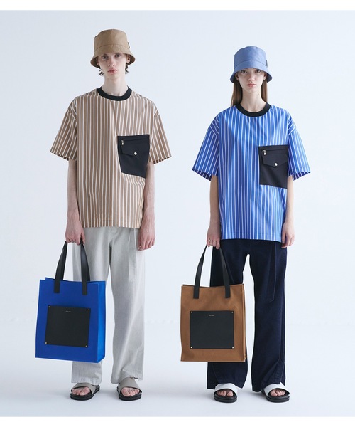 CULLNI クルニ　コンビネーションストライププルオーバー　ストライプTシャツ CULLNI（クルニ）の「2021春夏 ポケットストライプカットソー（T