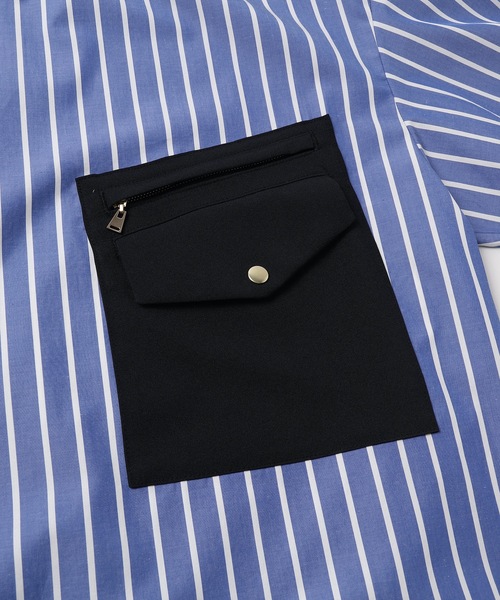 CULLNI（クルニ）の「2021春夏 ポケットストライプカットソー（Tシャツ