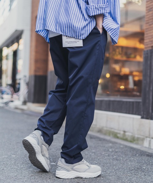 Rocky Monroe（ロッキーモンロー）の「ストレッチ ツイル ワイドテーパードシェフパンツ コックパンツ スケーターパンツ（その他パンツ・メンズ・ワンウォッシュ/ミント/カーキ/オフホワイト/ブラック/ネイビー/ベージュ/ブラウン/ブルーグレー/ブルー・L/XL/S/M）」の9枚目の写真