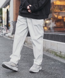 ストレッチ ツイル ワイドテーパードシェフパンツ コックパンツ スケーターパンツ