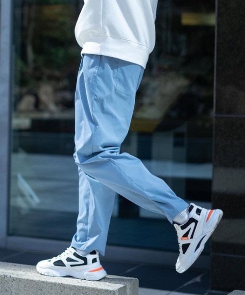 Rocky Monroe（ロッキーモンロー）の「ストレッチ ツイル ワイドテーパードシェフパンツ コックパンツ スケーターパンツ（その他パンツ・メンズ・ワンウォッシュ/ミント/カーキ/オフホワイト/ブラック/ネイビー/ベージュ/ブラウン/ブルーグレー/ブルー・L/XL/S/M）」の4枚目の写真