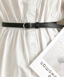 aimoha | シンプル穴無しベルト(ベルト)