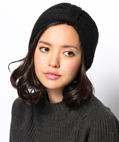 ROSE BUD(ローズバッド)の「(HIGHLAND2000)アルパカ ヘッドバンド(ヘアバンド・レディース・ブラック/キャメル/ワイン・ONE SIZE)」の5枚目の写真