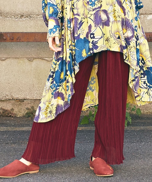 セール チャイハネ Yul 無地クレープパンツ その他パンツ チャイハネ チャイハネ のファッション通販 Zozotown