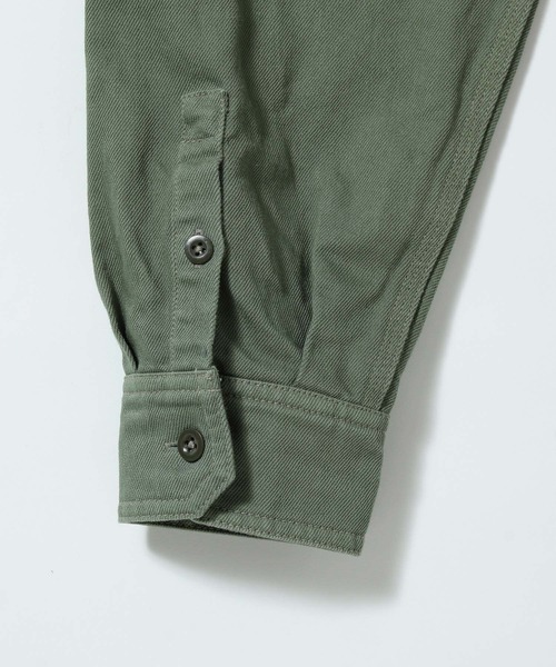 ADAM ET ROPE'(アダムエロペ)の「【コットン×和紙】ルーズシルエット CPOシャツ/UNISEX(シャツ/ブラウス・メンズ・カーキ/キャメル・M/L)」の5枚目の写真