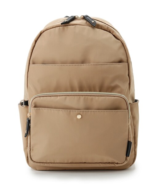 pink adobe（ピンクアドベ）の「◆【ポケット12個】シンプルリュック（バックパック/リュック・レディース・ブラック/ダークグレー/サンドベージュ/ライトベージュ・00）」の4枚目の写真