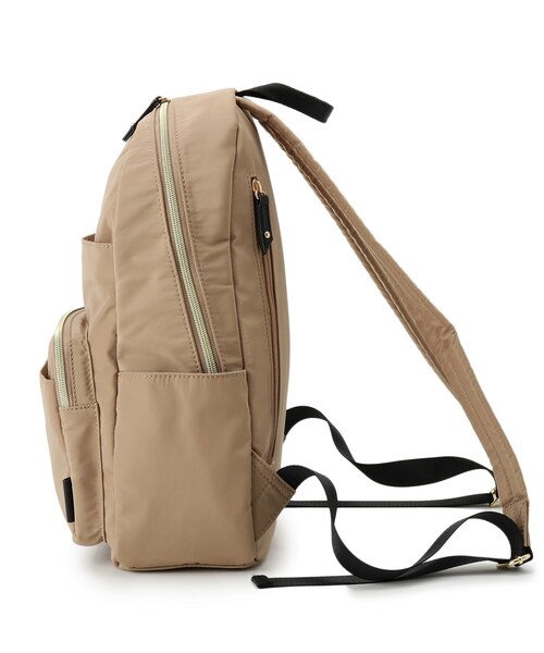 pink adobe（ピンクアドベ）の「◆【ポケット12個】シンプルリュック（バックパック/リュック・レディース・ブラック/ダークグレー/サンドベージュ/ライトベージュ・00）」の12枚目の写真