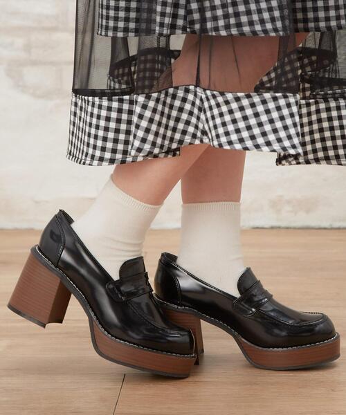 Ingni イング の ヒールローファー パンプス Wear