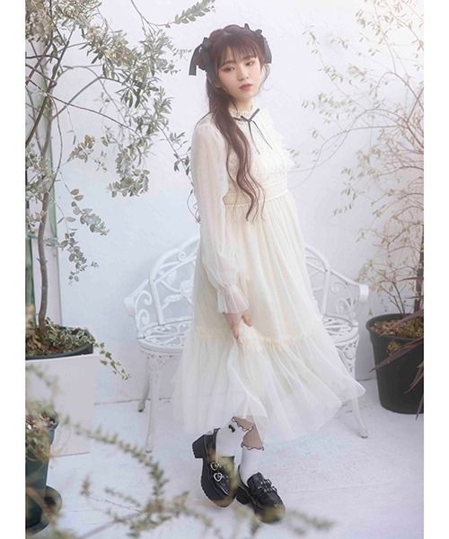 セール Melteen ビンテージライクチュールドレス ワンピース Melteen メルティーン のファッション通販 Zozotown