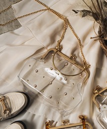 WEGO | WEGO/ハンドルがま口クリアショルダーバッグ(ショルダーバッグ)