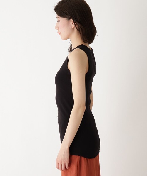 SHOO・LA・RUE（シューラルー）の「◆【追加生産】鎖骨がきれいにみえるフライスタンクトップ（タンクトップ・レディース・アイボリー/ブラック/ライトグレー/ライトグリーン/ライトグレー系8/アイボリー系8・04/03/02/01）」の19枚目の写真