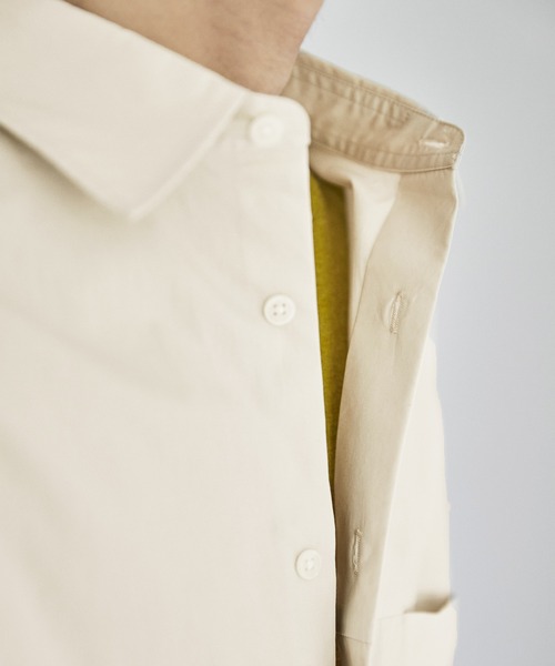 nowm（ノウム）の「【nowm】TYPEWRITER LOOSE BOX SHIRT ＆ BALLOON TAPERED PANTS / タイプライター シャツセットアップ（セットアップ・メンズ・チャコールグレー/グレイッシュブルー/キナリ・M/L）」の21枚目の写真