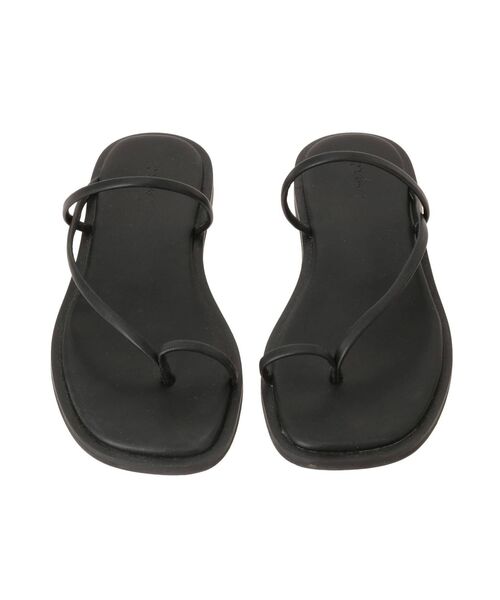 Ungrid（アングリッド）の「アシメフラットサンダル（サンダル・レディース・ブラック/オフホワイト・S/M/L）」の13枚目の写真