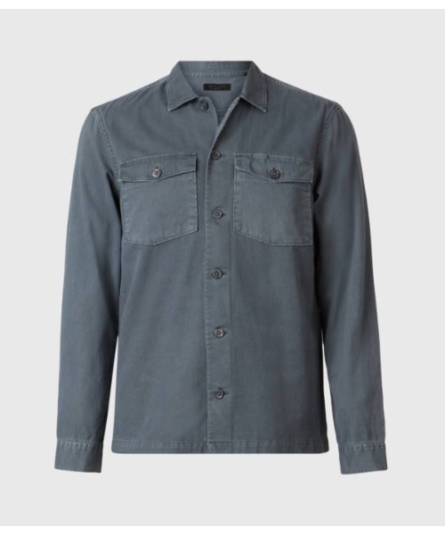 ALLSAINTS（オールセインツ）の「SPOTTER SHIRT | SPOTTER シャツ（シャツ/ブラウス・メンズ・ブルー系その他・S/M/L/XS）」の8枚目の写真