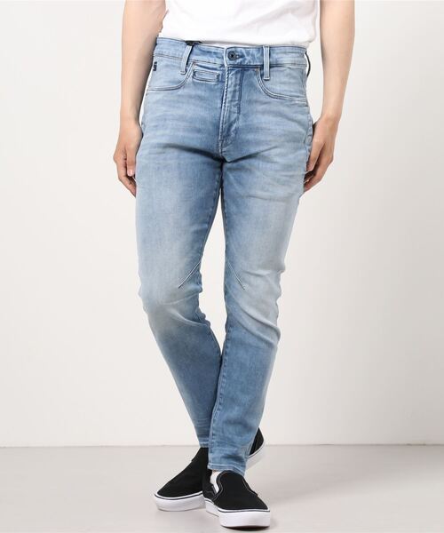 G-STAR（ジースター）の「D-STAQ 3D SLIM JEANS/スリムテーパード（デニムパンツ・メンズ・インディゴブルー・27/30/28/30/29/30/30/30/31/30/32/30/27/32/34/30/28/32/33/30）」の6枚目の写真