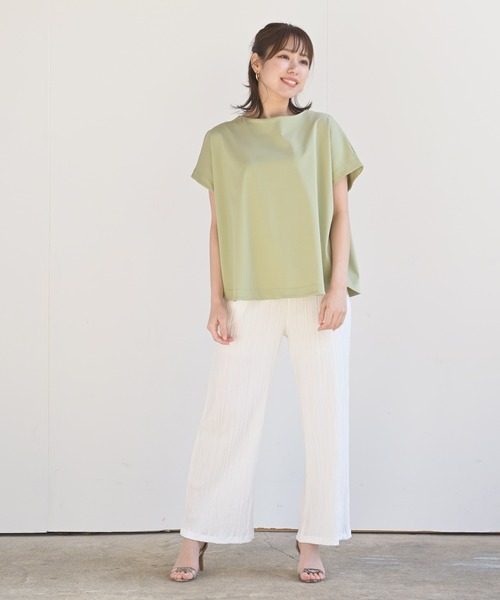 rps（アールピーエス）の「総柄スピンドルワイドパンツ（その他パンツ・レディース・ブラック/オフホワイト/ライトカーキ/グレイッシュベージュ・M）」の5枚目の写真