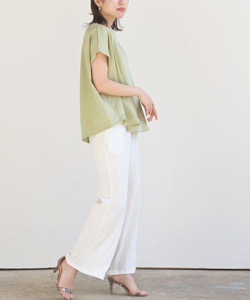 rps（アールピーエス）の「総柄スピンドルワイドパンツ（その他パンツ・レディース・ブラック/オフホワイト/ライトカーキ/グレイッシュベージュ・M）」の16枚目の写真