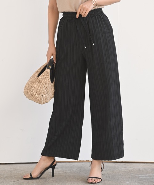 rps（アールピーエス）の「総柄スピンドルワイドパンツ（その他パンツ・レディース・ブラック/オフホワイト/ライトカーキ/グレイッシュベージュ・M）」の13枚目の写真