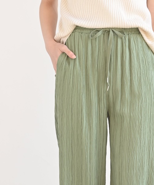 rps（アールピーエス）の「総柄スピンドルワイドパンツ（その他パンツ・レディース・ブラック/オフホワイト/ライトカーキ/グレイッシュベージュ・M）」の9枚目の写真