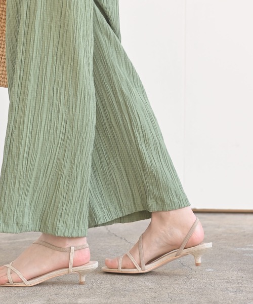 rps（アールピーエス）の「総柄スピンドルワイドパンツ（その他パンツ・レディース・ブラック/オフホワイト/ライトカーキ/グレイッシュベージュ・M）」の20枚目の写真