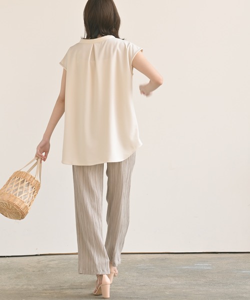 rps（アールピーエス）の「総柄スピンドルワイドパンツ（その他パンツ・レディース・ブラック/オフホワイト/ライトカーキ/グレイッシュベージュ・M）」の17枚目の写真