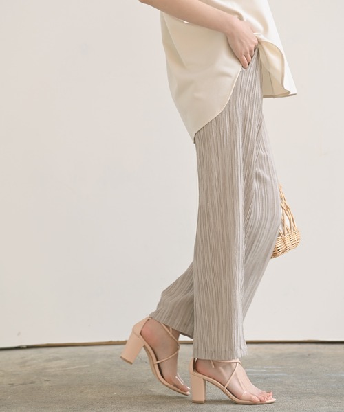 rps（アールピーエス）の「総柄スピンドルワイドパンツ（その他パンツ・レディース・ブラック/オフホワイト/ライトカーキ/グレイッシュベージュ・M）」の12枚目の写真