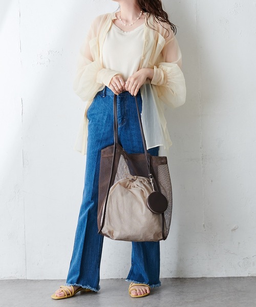 DISCOAT（ディスコート）の「デニムスリットパンツ（デニムパンツ・レディース・ブルー/サックスブルー・SMALL/MEDIUM/LARGE）」の18枚目の写真