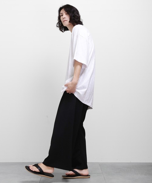 minsobi（ミンソビ）の「ルーズワイドパンツ（その他パンツ・メンズ・ブラック・FREE）」の15枚目の写真